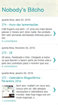 Mobile Screenshot of nobodys-bitcho.blogspot.com