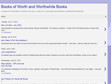 Tablet Screenshot of booksofworth.blogspot.com