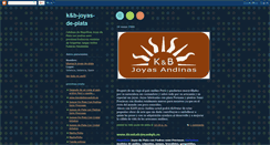 Desktop Screenshot of kyb-joyas-de-plata.blogspot.com