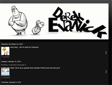 Tablet Screenshot of derekevanick.blogspot.com