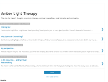 Tablet Screenshot of amberlighttherapy.blogspot.com