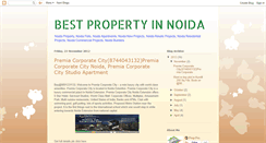 Desktop Screenshot of best-property-noida.blogspot.com