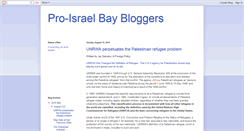 Desktop Screenshot of proisraelbaybloggers.blogspot.com