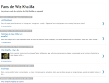 Tablet Screenshot of fansdewizkhalifa.blogspot.com