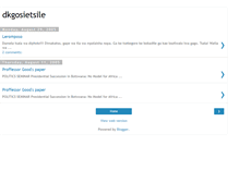 Tablet Screenshot of danielkgosietsile.blogspot.com