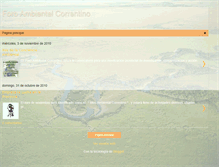 Tablet Screenshot of foroambientalcorrentino.blogspot.com