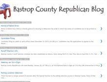 Tablet Screenshot of bastropgop.blogspot.com