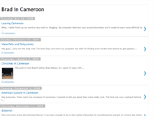 Tablet Screenshot of bradincameroon.blogspot.com