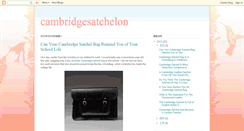 Desktop Screenshot of cambridgesatchelon.blogspot.com