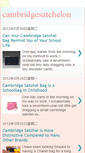 Mobile Screenshot of cambridgesatchelon.blogspot.com