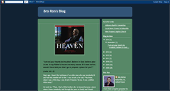 Desktop Screenshot of broronsblog.blogspot.com