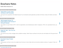 Tablet Screenshot of dco-notes.blogspot.com