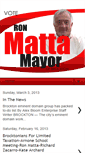 Mobile Screenshot of mattaforbrocktonmayor.blogspot.com