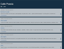 Tablet Screenshot of callepoesia.blogspot.com