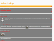 Tablet Screenshot of bodysoulspa.blogspot.com