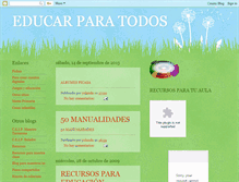 Tablet Screenshot of educacarparatodos.blogspot.com