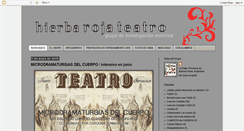 Desktop Screenshot of hierbarojateatro.blogspot.com