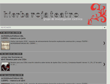 Tablet Screenshot of hierbarojateatro.blogspot.com