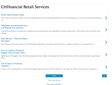 Tablet Screenshot of citifinancialretailservices.blogspot.com