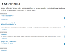 Tablet Screenshot of gauchedivine.blogspot.com