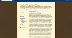 Desktop Screenshot of hcgoralweightlossdrops.blogspot.com