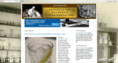 Desktop Screenshot of instituteforalcoholicexperimentation.blogspot.com