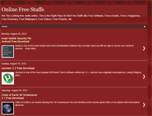 Tablet Screenshot of freebieshub.blogspot.com