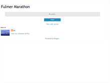 Tablet Screenshot of fulmermarathon.blogspot.com