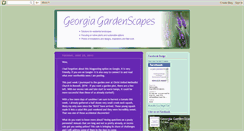 Desktop Screenshot of georgiagardenscapes.blogspot.com