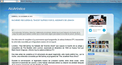 Desktop Screenshot of alciartistico.blogspot.com