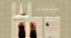 Desktop Screenshot of lefashionette.blogspot.com