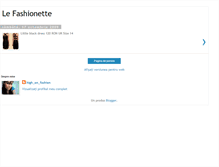 Tablet Screenshot of lefashionette.blogspot.com