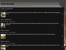 Tablet Screenshot of chilinoodles.blogspot.com