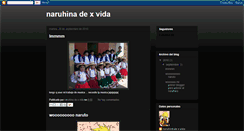 Desktop Screenshot of naruhinadexvida.blogspot.com