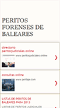 Mobile Screenshot of peritos-judiciales-baleares.blogspot.com