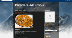 Desktop Screenshot of pinoycooking-tips.blogspot.com