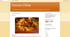 Desktop Screenshot of cocina-china.blogspot.com