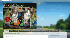 Desktop Screenshot of catsnquilts.blogspot.com