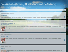 Tablet Screenshot of catsnquilts.blogspot.com