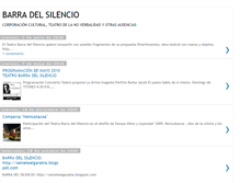 Tablet Screenshot of barradelsilencio.blogspot.com