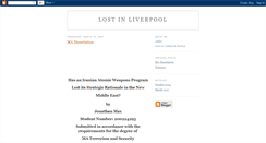 Desktop Screenshot of lostinliverpool.blogspot.com