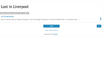 Tablet Screenshot of lostinliverpool.blogspot.com