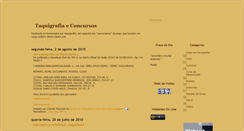 Desktop Screenshot of concurseirosdetaquigrafia.blogspot.com