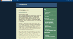 Desktop Screenshot of corireform.blogspot.com