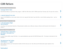Tablet Screenshot of corireform.blogspot.com