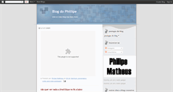 Desktop Screenshot of blogdophilipematheus.blogspot.com