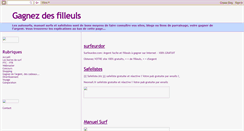 Desktop Screenshot of gagnezdesfilleuls.blogspot.com