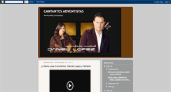 Desktop Screenshot of cantantesadventistas.blogspot.com