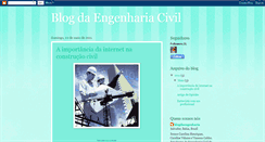 Desktop Screenshot of blogengenhariacivil.blogspot.com