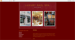 Desktop Screenshot of luxury-nail-spa.blogspot.com